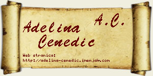 Adelina Čenedić vizit kartica